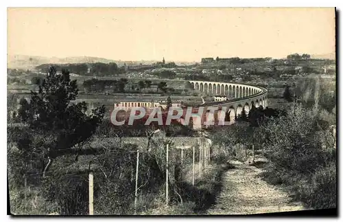 Ansichtskarte AK Aix en Provence Viaduc du Coton Rouge Arc de Meyran