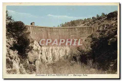 Cartes postales Environs d'Aix en Provence Barrage Zola