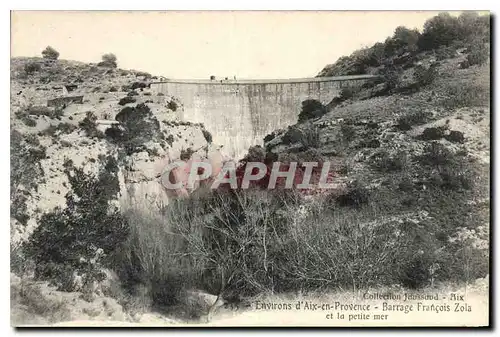 Ansichtskarte AK Environs d'Aix en Provence Barrage Francois Zola et la Petite Mer