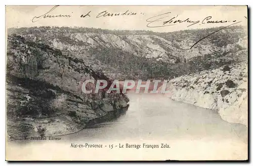 Cartes postales Aix en Provence Le Barrage Francois Zola