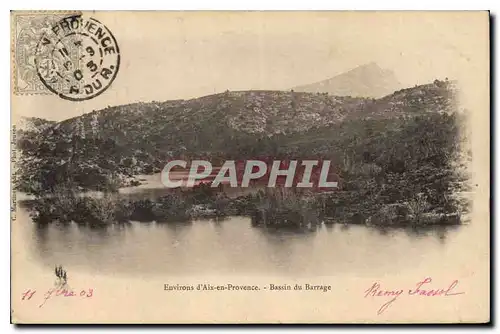Cartes postales Environs d'Aix en Provence Bassin du Barrage