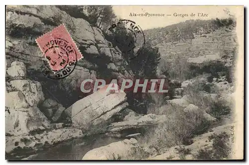 Cartes postales Aix en Provence Gorges de l'Arc