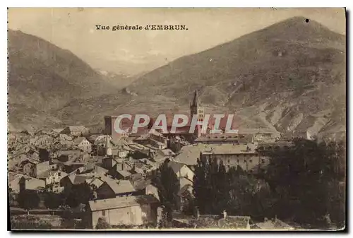 Ansichtskarte AK Vue generale d'Embrun