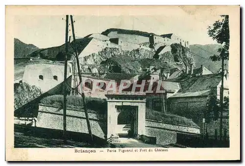 Cartes postales Briancon Porte Pignerol et Fort du Chateau