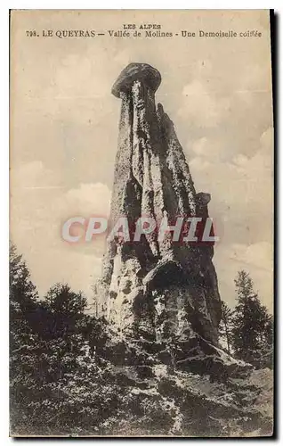 Ansichtskarte AK Les Alpes Le Queyras Vallee de Molines Une Demoiselle coiffee