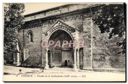 Cartes postales Embrun Porche de la Cathedrale