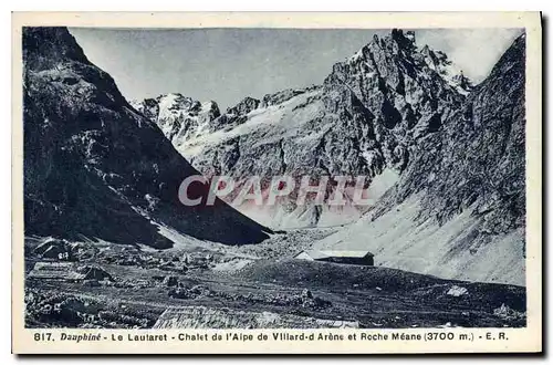 Ansichtskarte AK Dauphine Le Lautaret Chalet de l'Alpe de Villard d Arene et Roche Meane