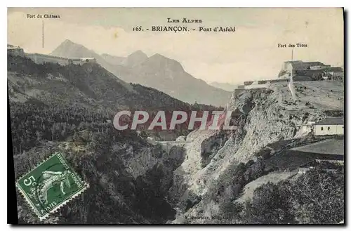 Ansichtskarte AK Briancon Pont d'Asfeld