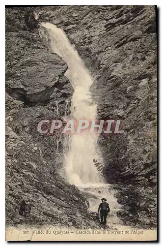 Cartes postales Vallee du Queyras Cascade dans le Torrent de l'Alpet