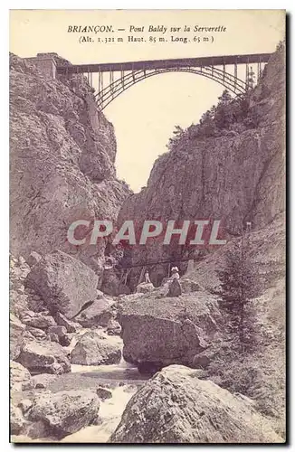 Cartes postales Briancon Pont Baldy sur la Serverette