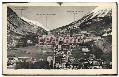 Ansichtskarte AK Briancon et Sainte Catherine