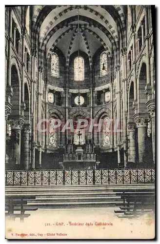 Cartes postales Gap Interieur de la Cathedrale