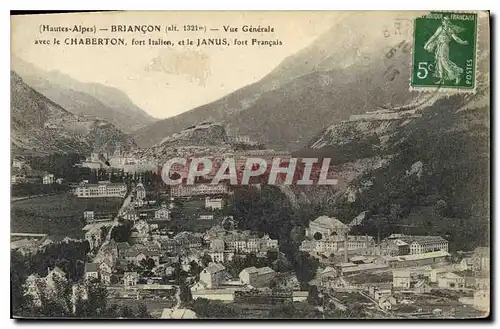 Ansichtskarte AK Hautes Alpes Briancon Vue Generale avec le Chaberton