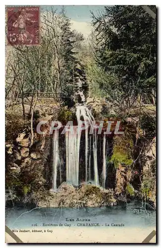 Cartes postales Hautes Alpes Environs de Gap Charance La Cascade