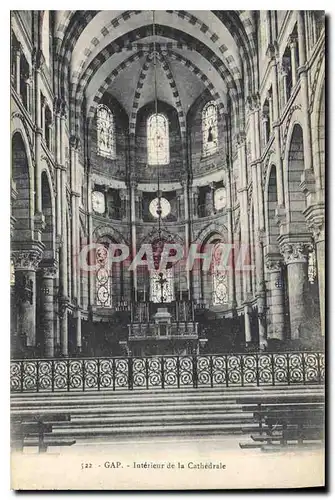 Cartes postales Gap Interieur de la Cathedrale