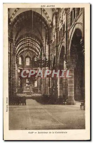 Cartes postales Gap Interieur de la Cathedrale