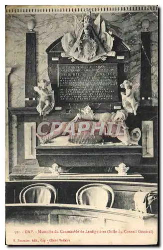 Cartes postales Gap Mausolee du Connetable de Lesdiguieres Salle du Conseil General