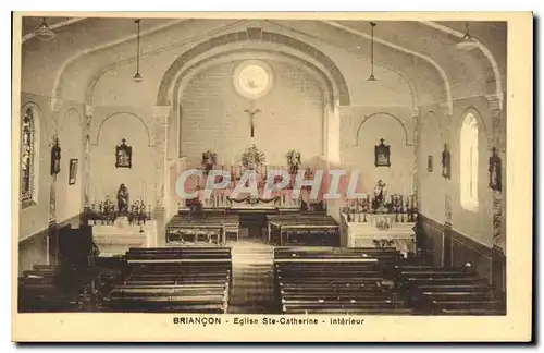 Cartes postales Briancon Eglise Ste Catherine Interieur