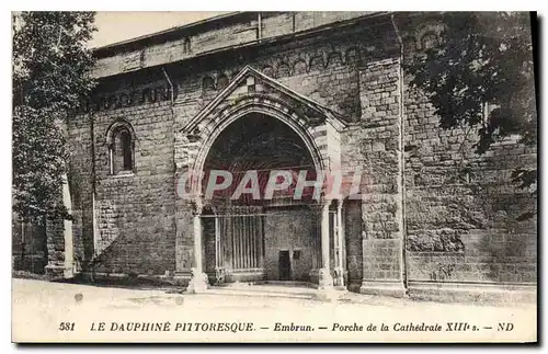 Ansichtskarte AK Embrun Porche de la Cathedrale