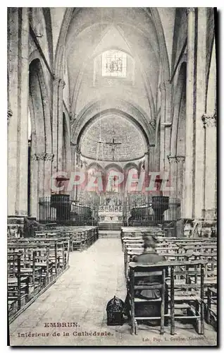 Cartes postales Embrun Interieur de la Cathedrale