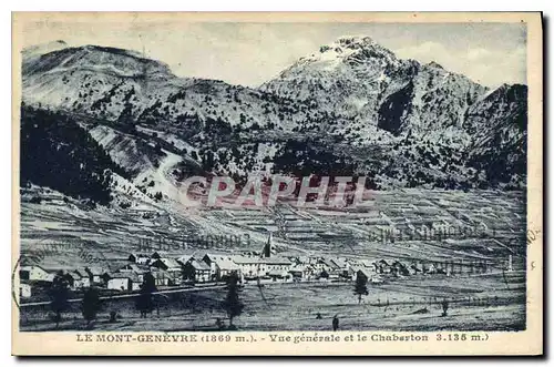 Ansichtskarte AK Le Mont Genevre Vue generale et le Chamberton