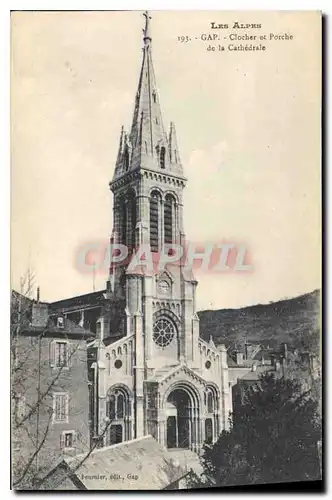 Cartes postales Gap Clocher et Porche de la Cathedrale