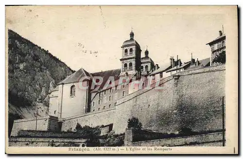 Ansichtskarte AK Briancon L'Eglise et les Remparts