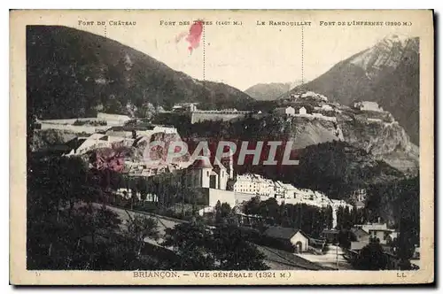 Cartes postales Briancon La Chaussee du Pont de la Guisanne a la Porte d'Embrun