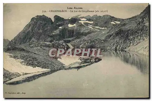 Cartes postales Chaine de la Meije de la Route de la Grave