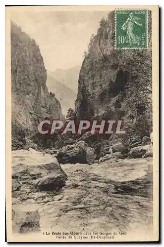 Ansichtskarte AK La Route des Alpes dans les Gorges du Guil Valle du Queyras