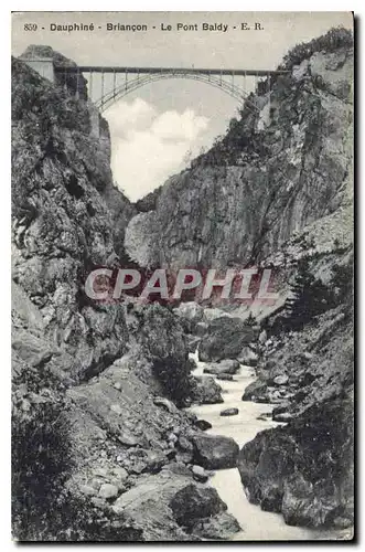 Cartes postales Dauphine Briancon Le Pont Baldy