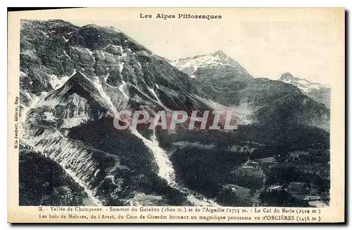 Cartes postales Vallee de Champsaur Sommet du Garabru et de l'Aiguille