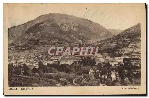 Cartes postales Embrun Vue Generale