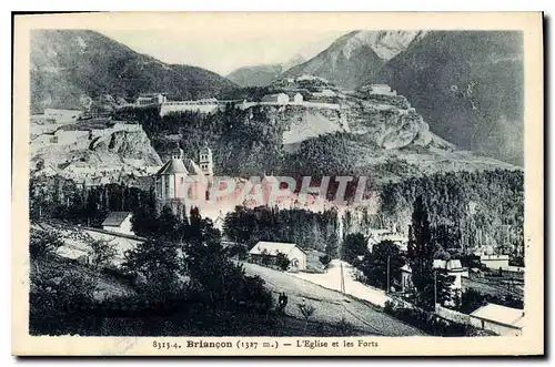 Cartes postales Briancon L'Eglise et les Forts