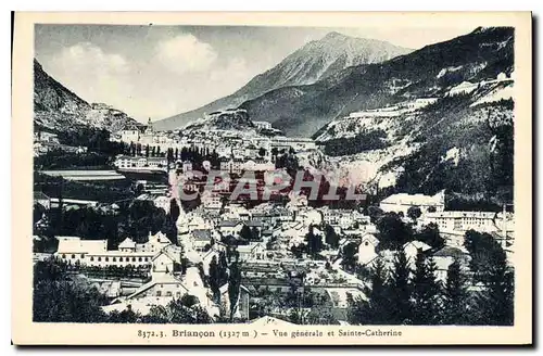 Ansichtskarte AK Briancon Vue generale et Sainte Catherine