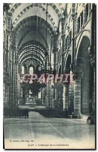 Cartes postales Gap Interieur de la Cathedrale