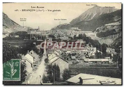 Cartes postales Les Alpes Briancon Vue generale Fort Dauphin