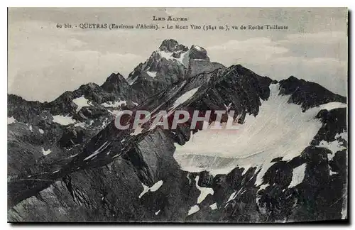 Ansichtskarte AK Les Alpes Queyras Environs d'Abries Le Mont Viso vu de Roche Taillante