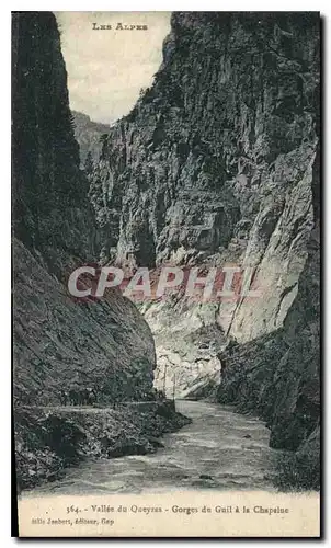 Cartes postales Les Alpes Vallee du Queyres Gorges du Guil a la Chapelue
