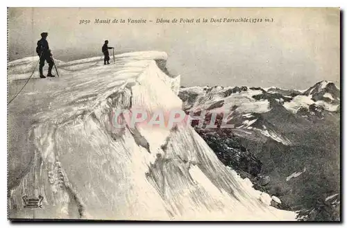 Cartes postales Massif de la Vanoise Dome de Polect et la Dent Parrachie