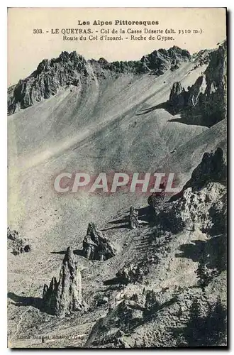 Ansichtskarte AK Le Queyras Col de la Casse Deserte Route du Col d'Isoard