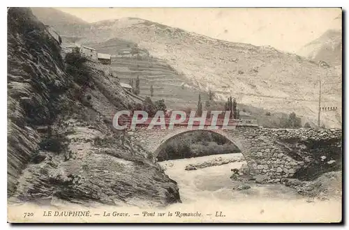 Ansichtskarte AK Le Dauphine Pont sur la Romanche