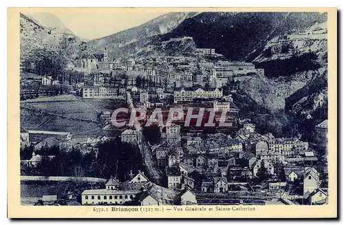 Ansichtskarte AK Briancon Vue Generale et Sainte Catherine