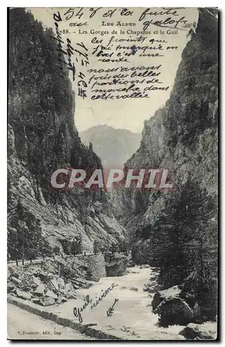 Ansichtskarte AK Les Alpes Les Gorges de la Chapelle et le Guil