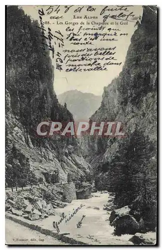 Cartes postales Les Alpes Les Gorges de la Chapelle et le Guil