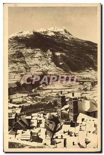Ansichtskarte AK Briancon Vue generale et le Mont Procel