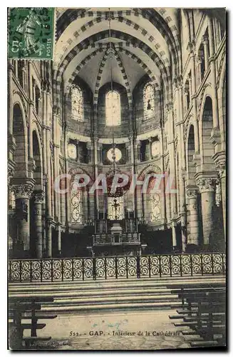 Cartes postales Gap Interieur de la Cathedral