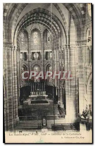Cartes postales Les Hautes Alpes Gap Interieur de la Cathedrale