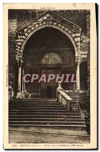 Cartes postales Embrun Porche de la Cathedrale