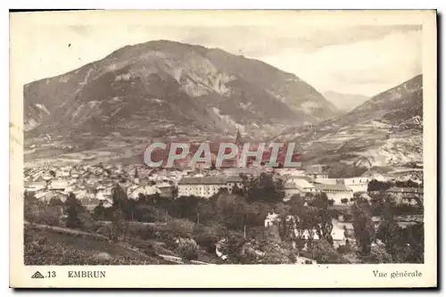 Cartes postales Embrun Vue generale